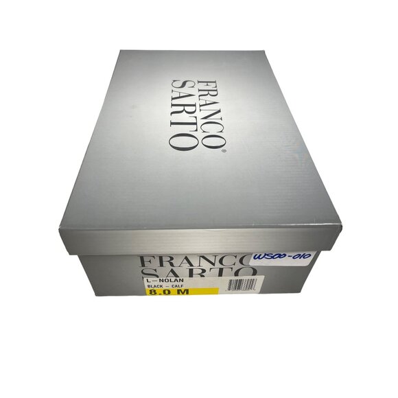 Franco Sarto Womens Black Nolan Tailored Heeled Loafers Sz 8 - Picture 12 of 12